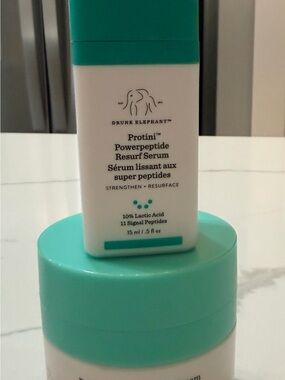 Drunk Elephant Protini Powerpeptide Resurf Serum & Protini Polypeptide Cream